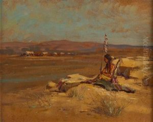 The Last Scout by Oscar Edmund Berninghaus