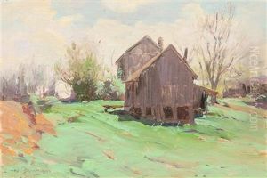 Barn by Oscar Edmund Berninghaus
