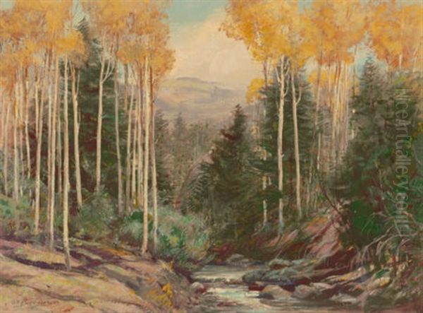 A Fishing Stream In The Canon - view 1