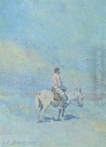 Taos, New Mexico by Oscar Edmund Berninghaus