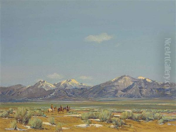 A Field In Taos - view 1