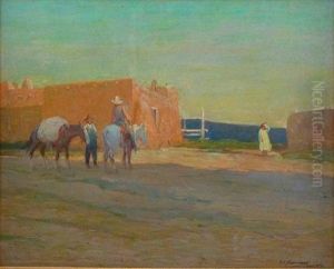 Taos by Oscar Edmund Berninghaus