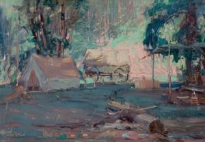 The Camp by Oscar Edmund Berninghaus