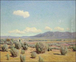 Rabbit Hunting by Oscar Edmund Berninghaus