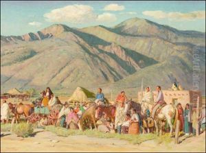 The Pueblos Await The Dancers