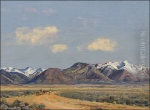 Near Taos Gorge by Oscar Edmund Berninghaus