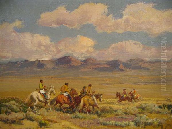 Indians On A Rabbit Hunt - view 1