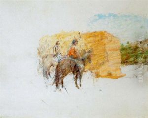A Road To Taos by Oscar Edmund Berninghaus