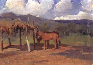 Around Taos by Oscar Edmund Berninghaus