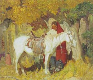 Autumn Days by Oscar Edmund Berninghaus