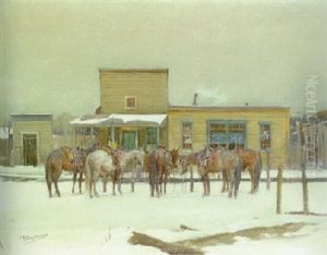 Country Store by Oscar Edmund Berninghaus