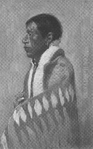 Looking Elk, Taos Pueblo by Oscar Edmund Berninghaus