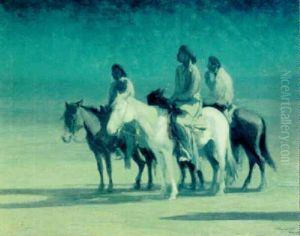 Night Riders by Oscar Edmund Berninghaus