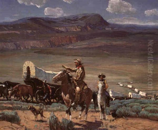 Taos ... Wagon Train - view 1