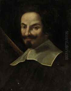 Portrait Of A Gentleman In A Black Coat by Gian Lorenzo Bernini