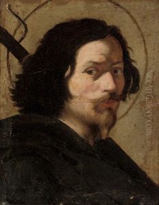 Portrait Of The Artist As Saint James The Great by Gian Lorenzo Bernini