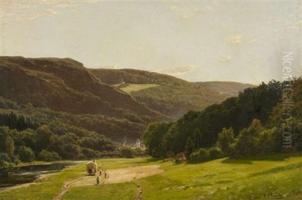 Heuernte Im Tal - view 1