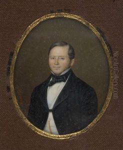 Portrait Masculin by Charles Antoine Claude Berny d'Ouville