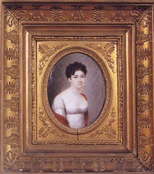 Portrait En Buste D'une Jeune Femme - view 1