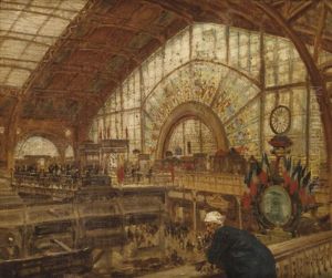 La Galerie Des Machines, Exposition Universelle De 1889 by Louis Beroud