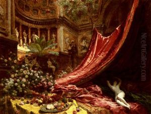 "symphonie En Rouge Et Or" by Louis Beroud