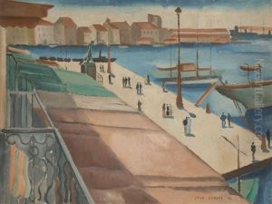 Le Port De Toulon by Jean Berque