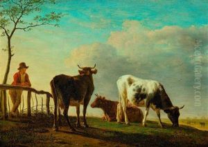Hirte Mit Weidevieh Hirte Mit Weidevieh