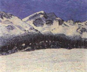 Winterliche Gebirgslandschaft by Peter Robert Berri