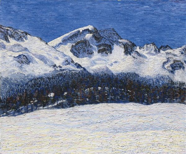 Winterlandschaft, Corvatsch - view 1