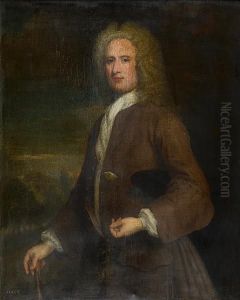Three-quarter Length Portrait Of A Gentleman,reputed To Be John Campbell by William Aikman