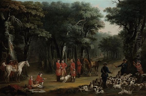 The Hunting Party Of Louis-philippe I, Duc D'orleans, In The Ile-de-france - view 1