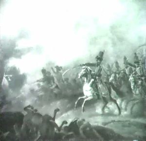 A Battle Scene by Jacques Bertaux