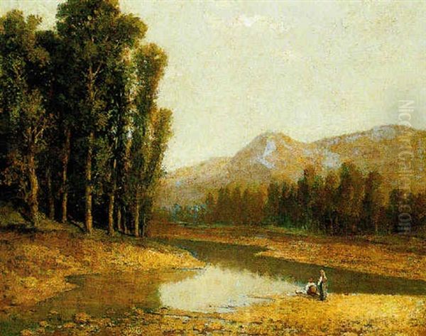 Paesaggio Fluviale Con Figure - view 1
