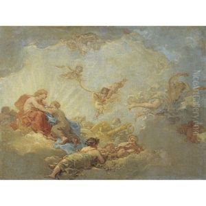 Apollo And Aurora by Jean-Simon Berthelemy