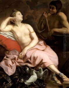 Venus Dans La Forge De Vulcain by Jean-Simon Berthelemy