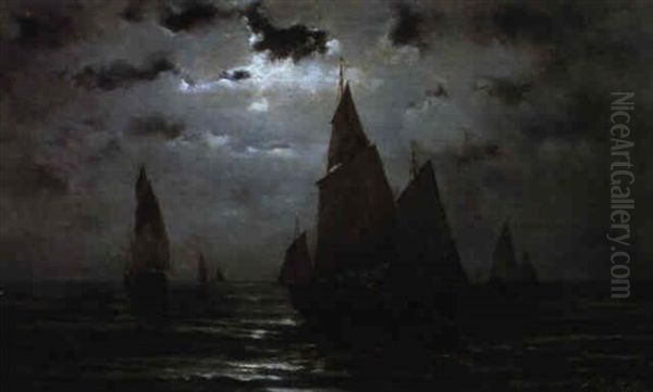 Nachtlicher Fischfang - view 1