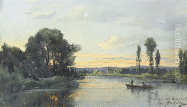 Flusslandschaft Im Abendlicht - view 1
