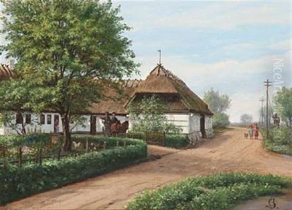 Summer Idyll In The Countryside With A Whitewashed Farmhouse - view 1