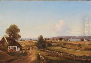 View From Esrum Lake With Fredensborg Castle In The Background
