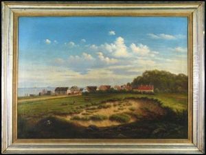 Fishing Village In Denmark by Christian Bernh. Severin Berthelsen