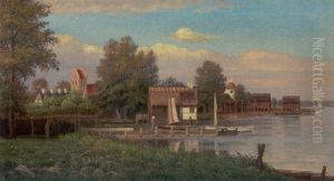Kystparti Fra Svendborg by Christian Bernh. Severin Berthelsen