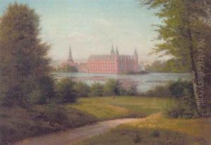 Udsigt Mod Frederiksborg Slot by Christian Bernh. Severin Berthelsen