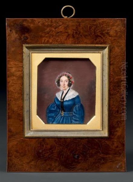Portrait De La Comtesse De Boulois En Buste De Trois-quarts Vers La Gauche Presque De Face - view 1