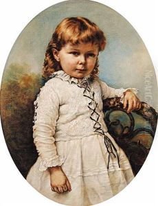 Portrait Of Lena Fulton by George Theodore Berthon