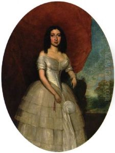 Portrait Of A Young Lady by George Theodore Berthon