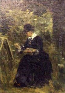 Berthe Morisot Painting by Nicolas Berthon