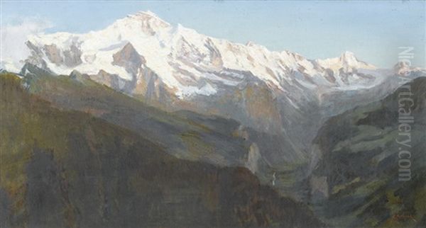 Lauterbrunnental Mit Jungfrau-massiv - view 1