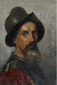 Genfer Krieger Mit Morion by Alfred Henri Berthoud