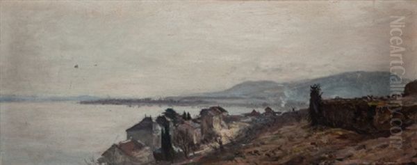 Vue Sur Le Lac De Neuchatel Depuis Hauterive - view 1