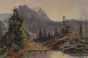 Grosse Scheidegg Im Abendlicht